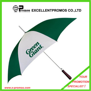 Werbe-Logo gedruckt Holz Griff Custom Umbrella (EP-U6232)